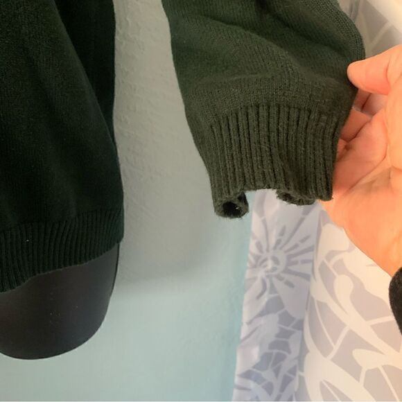 Haggar Forest Green High Neck Sweater Size Small - Picture 4 of 8